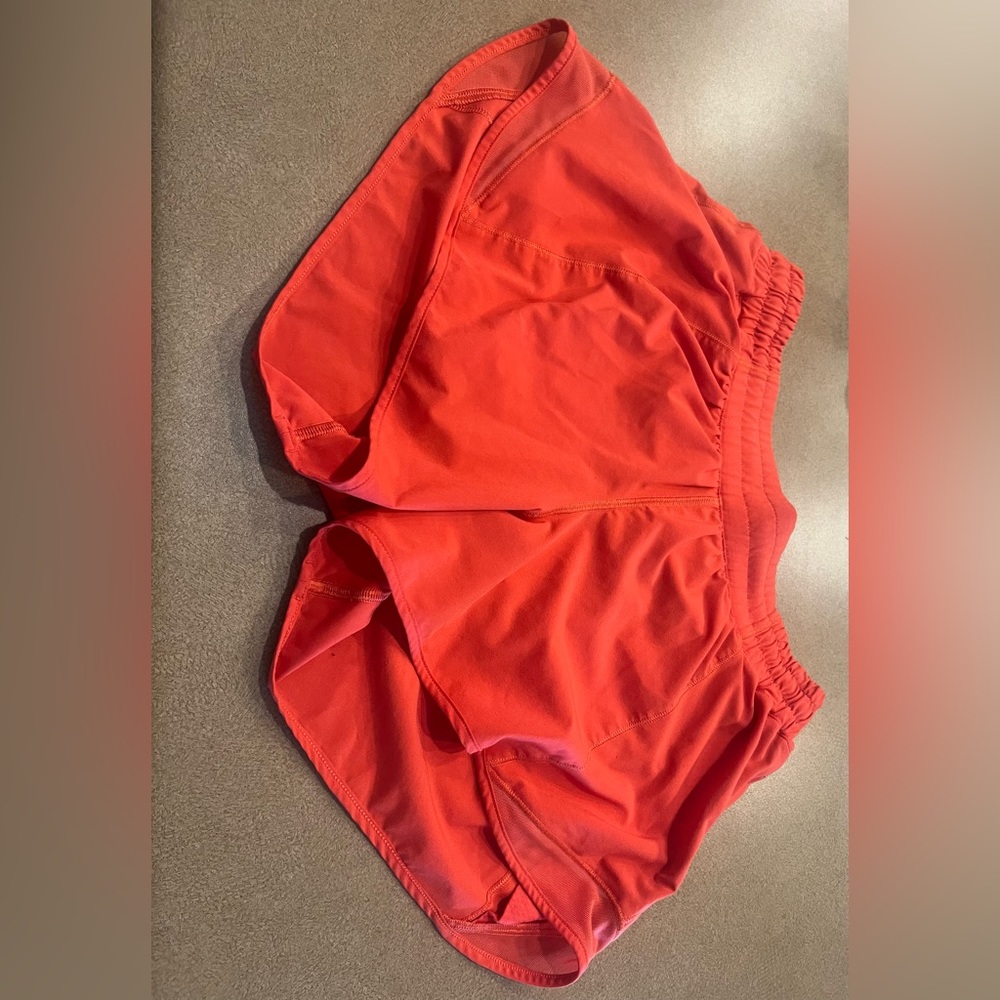 red hotty hot shorts size 8 just to big for in good condition